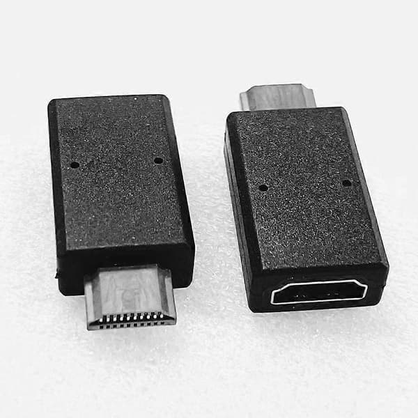 HDMI-kompatibel testadapter (han til hun) - Dedikeret fuldfunktions testmodul til industrielt automationsudstyr Black