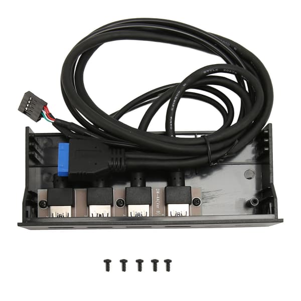 USB Frontpanel 2 USB2.0 2 USB3.0 Højhastighedstransmission 5.25in Computerudvidelseskort 4 porte