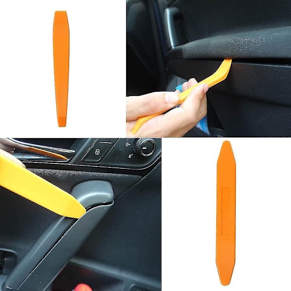 Universal 4st Ny bilstereo Video Dashboard Clip Panel Demonteringssatser Installera