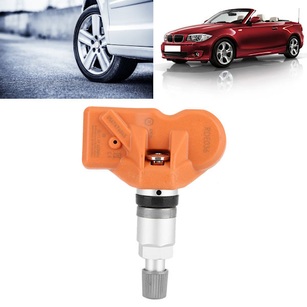 TPMS 36236798726 Dekktrykkovervåkingssensor for bil Kompatibel med E88 E82 E90