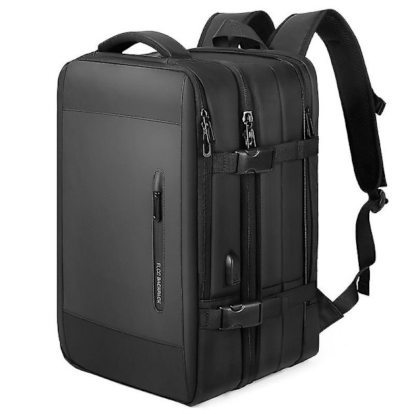40l expanderbar ryggsäck USB laddning 17,3 tums bärbar datorväska