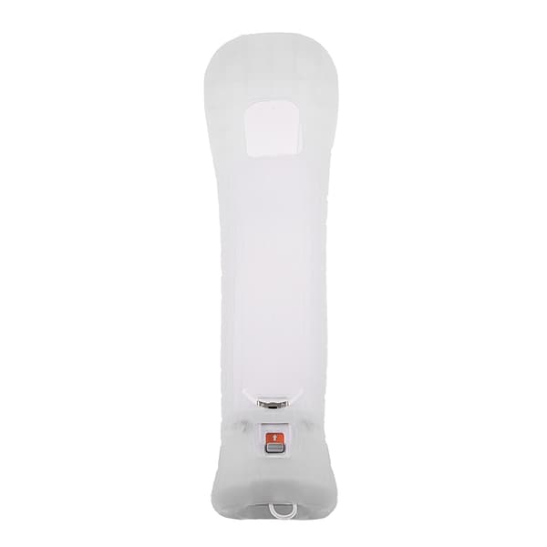 MotionPlus-sensoradapter för Nintendo Wii-fjärrkontroll - vitt silikonfodral