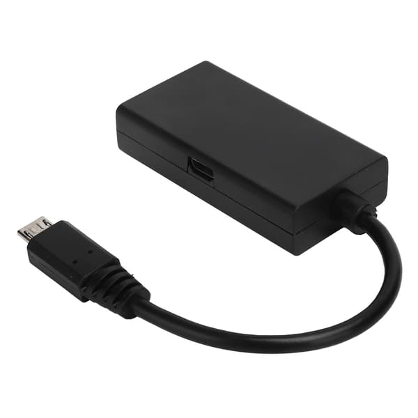 HD Video Display Adapter Kabel Sort Micro USB 1080P Oplader til Telefon til Projektor