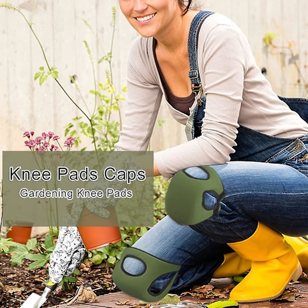 Den nya Ett par justerbara Ultra Soft Eva Foam Gardening knäskydd för trädgård, hushållsarbete