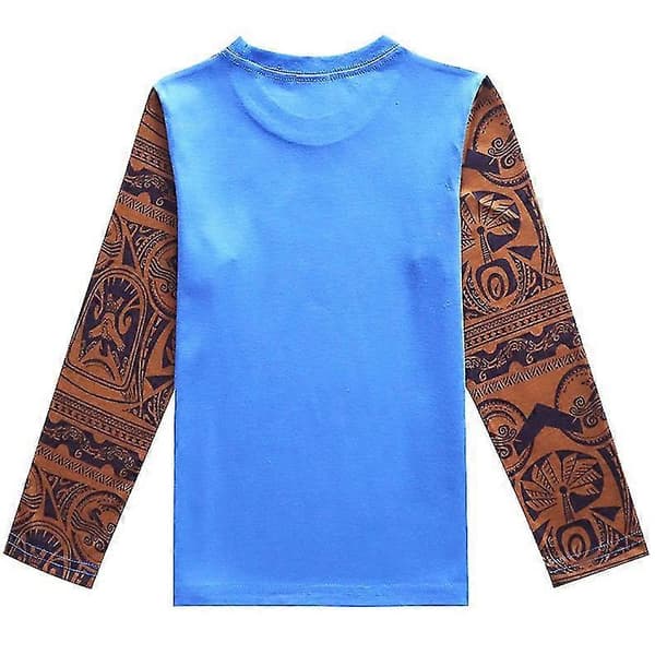 Barnens jul Moana Cosplay Maui Hemkläder Pojkar Och Flickor Pyjamas Set hög kvalitet 100cm