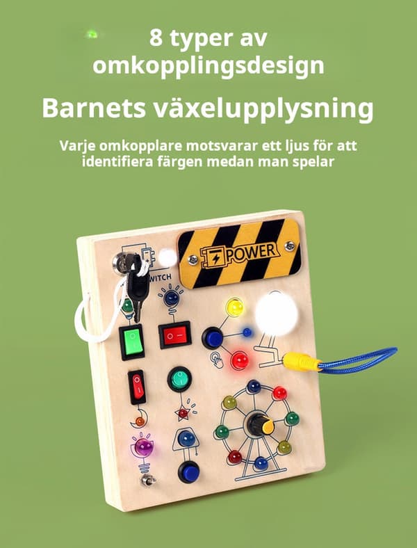 【BQ】Treleke LED-bryter analog simulering kretskort Opptatt brett
