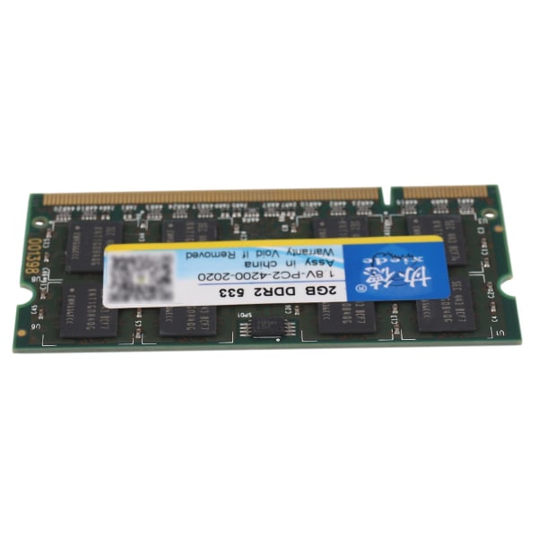 Xiede Laptop Memory Ram Module Ddr2 533 2gb Pc2-4200 240pin Dimm 533mhz For Notebook X029 green