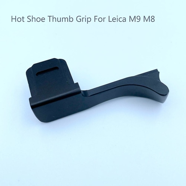 Metall Hot Shoe Tumstöd Handgrepp För M9 M8 Kamera Hotshoe Bracket Adapter Hot Shoe Cover Thumb R Black