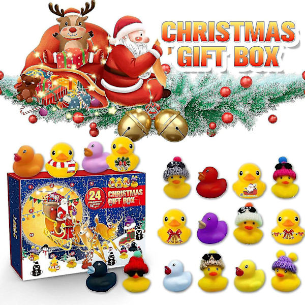 Den nya Gummi Anka Advent 2023År, Advent 2023År Barn, Advent Anka Bad Till 08(24 ducks)