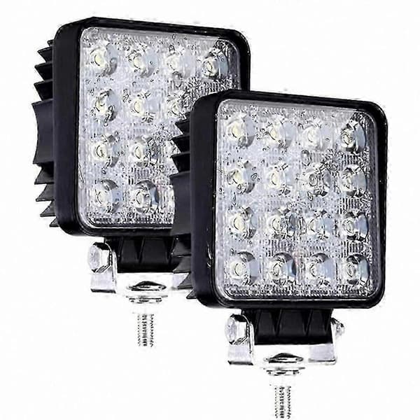 LED-arbeidslys 2-pakning for bil, traktor, terrengbil