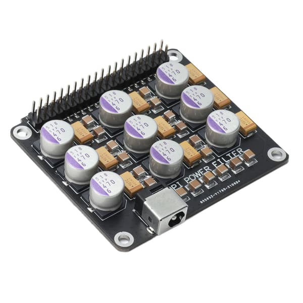 Virtasuodatinlevy Raspberry Pi DAC -äänidekooderilevyille HIFI-laajennusmoduuli DC5V