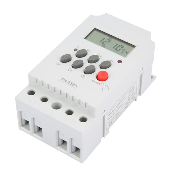 TM630A Mini LCD Digital Microcomputer Kontrol Strømtimer Switch (12V DC)