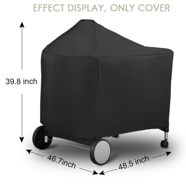 【BQ】Weber Grillovertræk til Performer Kulgrill Premium og Deluxe, 22 tommer, Sort 124*65*101CM