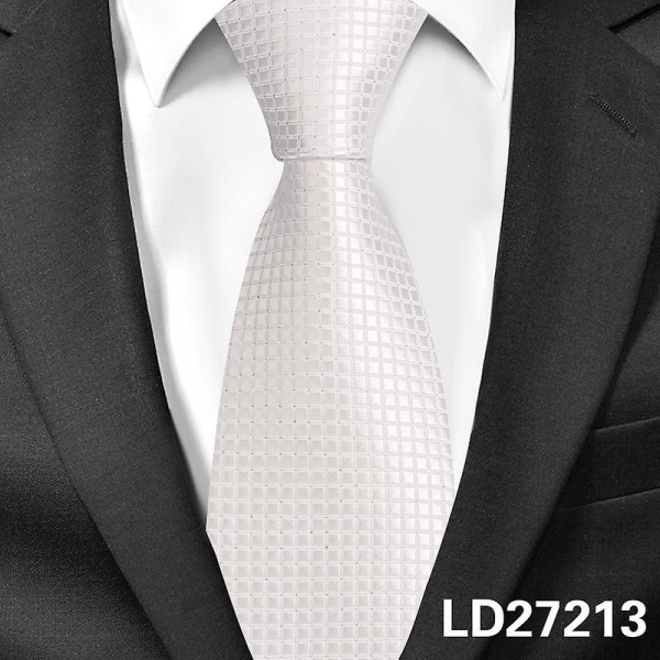 Klassiset ruudulliset solmiot miehille casual puvut solmio Gravatas Stripe Blue miesten solmiot yrityshäihin 8 cm leveät miesten solmiot LD27213