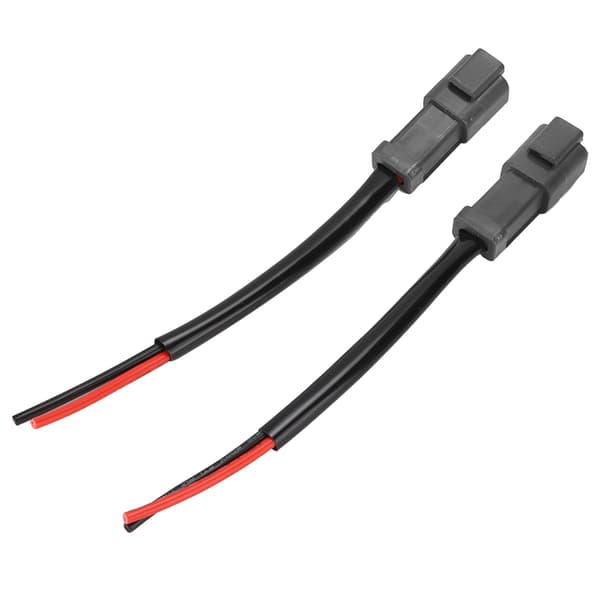 Par DT Hann Socket Ledningsnett Retrofit Koblinger Kabling Universell for Frontlykt Tåkelys 12V‑24V