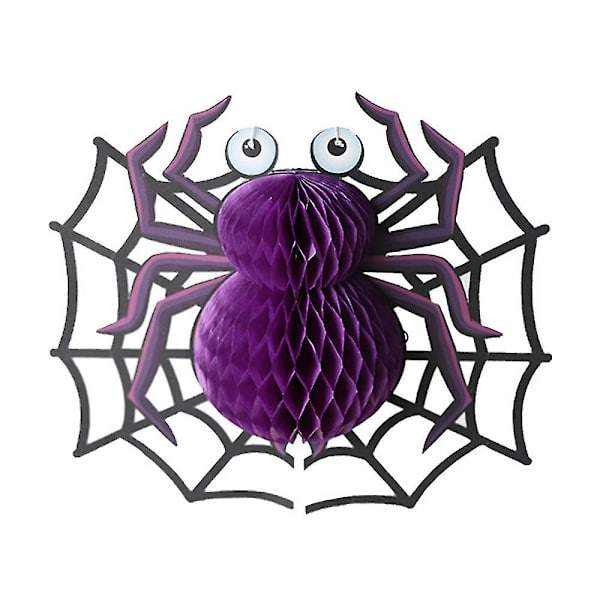Halloween hunajakenno riippuva 3D-paperi juhla-ikkunoiden koristeluun B