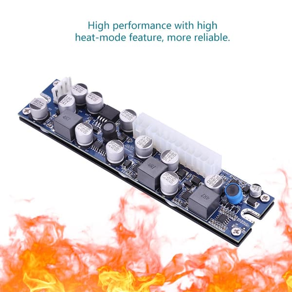 LD-200W 19V DC Input Pin Power Module - Effektiv DC-ATX strømforsyning til computer