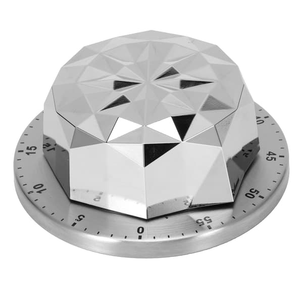 Magnetisk Mekanisk Timer Rustfritt Stål Matlaging Baking Nedtelling Påminnelse