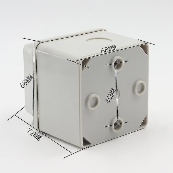 Överföringsbrytare 3 Position 8 Skruvterminal Rotary Cam Transfer Switch Lw26-20 (1 Styck)