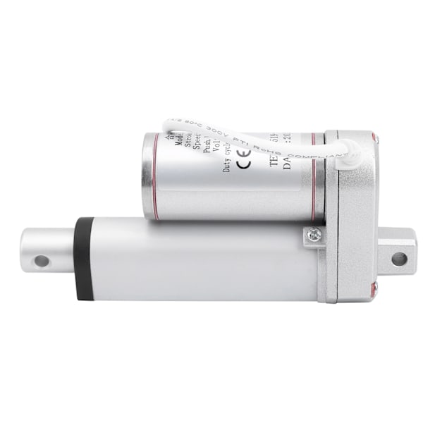 Elektrisk lineær aktuator motor for løfting: 100 kg last, 50 mm slaglengde, 12 mm/s hastighet, DC 36V