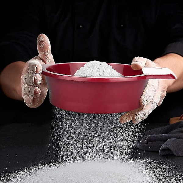 Rostfritt stål Mesh mjölsil Baksil Köksredskap