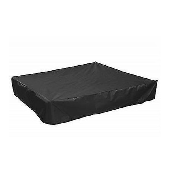 Cover med dragsko, fyrkantigt dammsäkert cover, vattentätt cover black 120*120cm