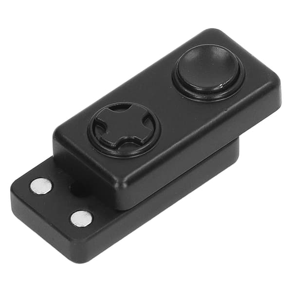Magnetisk Skyder Sensorisk Legetøj Terning 2 Knapper Stressaflastning Fingerspids Push Skyder Sort