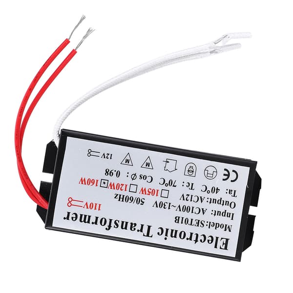 110V til 12V Elektronisk Transformator Spenningsomformer Smart Strømforsyning Driver (160W)