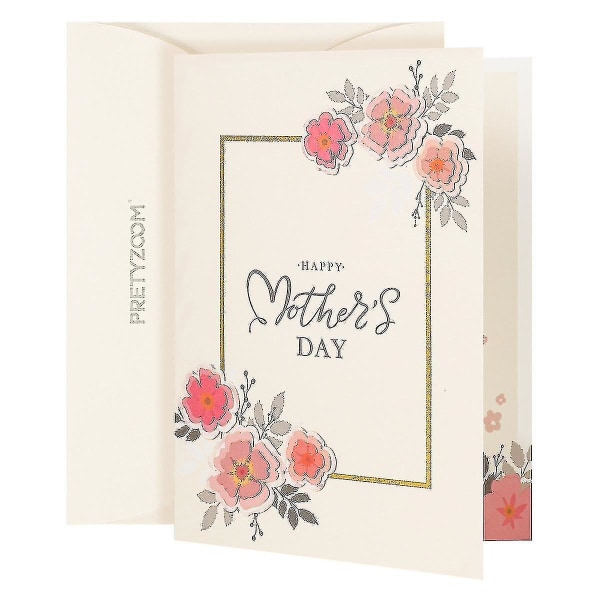 Mother"s Day Greeting Card Specialty Paper Delicate Mom Gift Card Greeting Card With Envelope For Ne