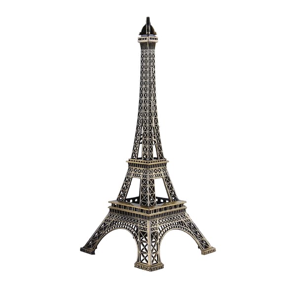 Pronssinen Pariisin Eiffel-torni Vintage Alloy Figurine Statue Model Decor 25CM