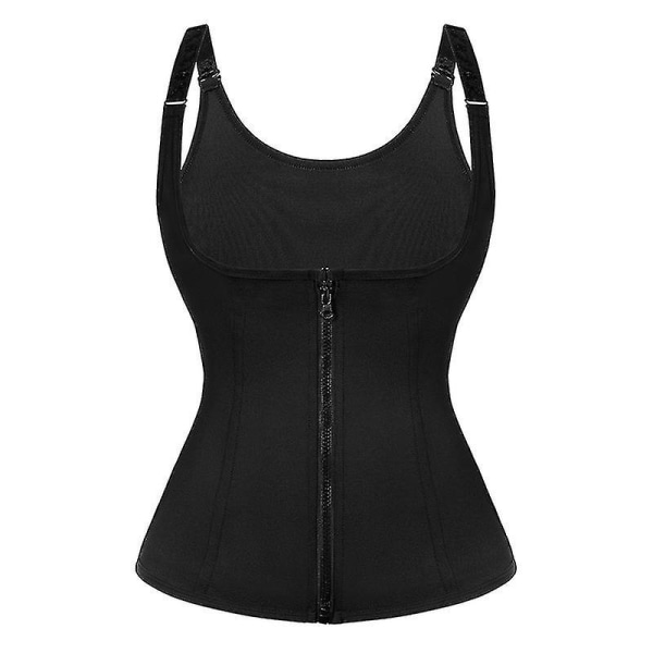 Waist Trainer Sports Workout Shapewear M musta M Black