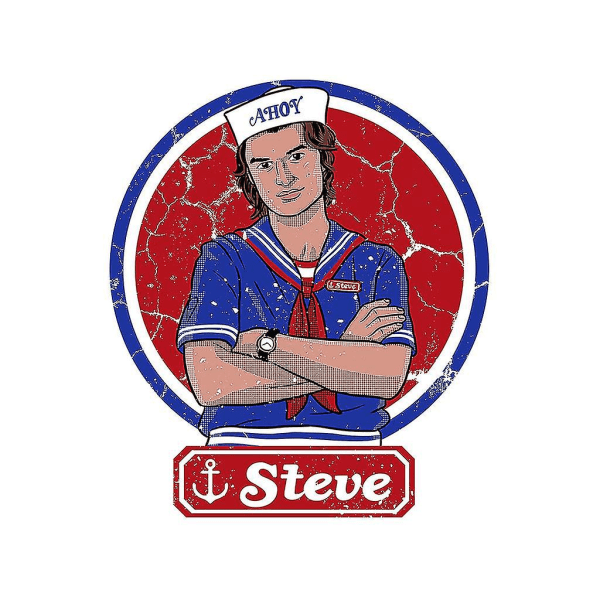 Retro Steve Scoops Ahoy Stranger Things Coaster