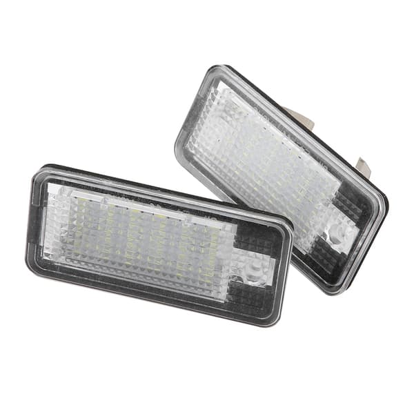 2 stk. 3W 12V LED nummerpladelygte til Audi A3
