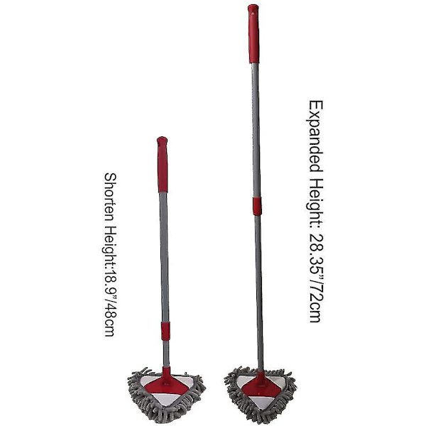 Minikotitalouspuhdistus Mikrokuituliina Chenille Extension -tyyppinen moppi, Little Helper's Dust Mop, taapero leikkii siivousmoppi