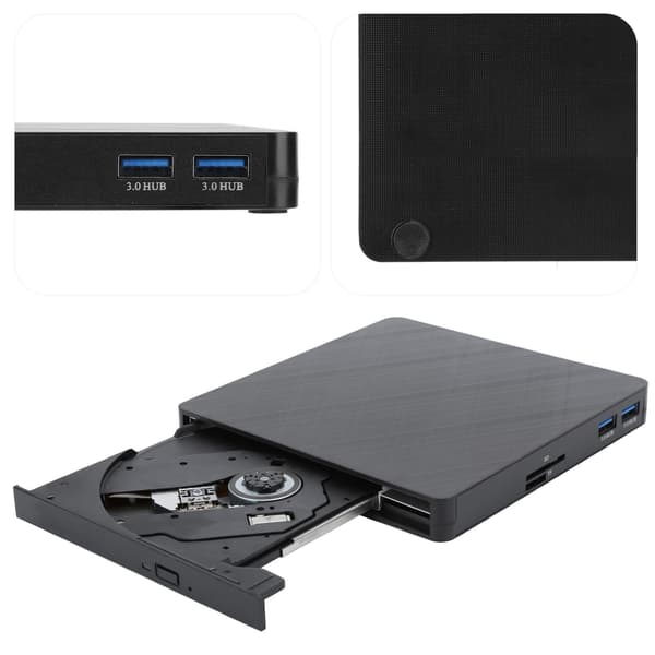 Extern CD DVD-enhet USB 3.0 Optical Drive Writer-spelare