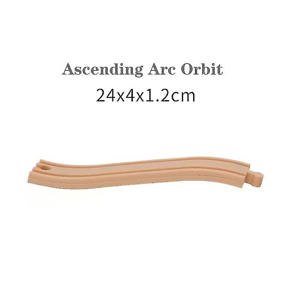 Hhcx-all Kinds Wooden Railway Train Track Accessories Beech Wooden Tracks Set Bridge Building Toys Parts Fit Biro Train Toy New WJ-JM-12-30