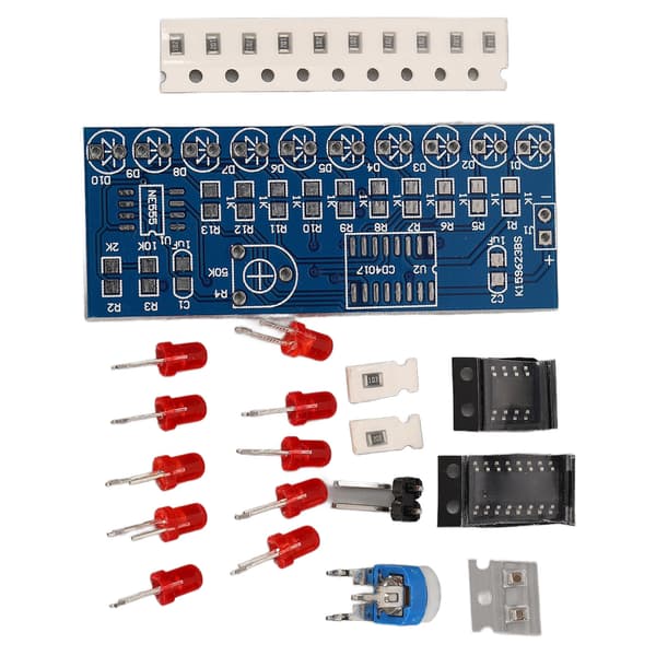 Vannstrømmende Lys LED Modul Driver Lampe DIY Kit Elektronisk Kretskort NE555+CD4017