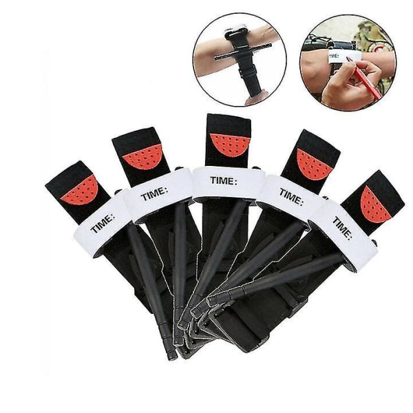 3/5/10/20 stk Tourniquet Rapid One Hand Application Emergency Outdoor First Aid Kit 5Pcs