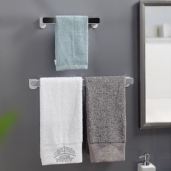 Håndklædestativ til badeværelset Toilet Perforeret håndklædehåndklædestativ Vægmonteret badeværelseskrog Køkkenservietter Hængende gadgets