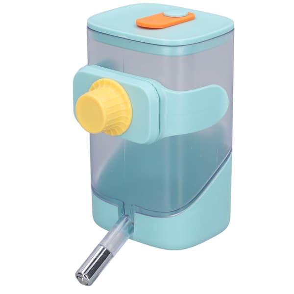 Automatisk drikkedispenser til kæledyr, rustfrit stål, hængende foderautomat til katte, hunde, kaniner, grøn
