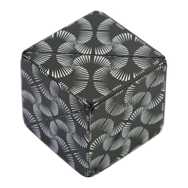 3d Magnetic Cube Surfer Anti-stress pussel för barn Magic Mind Game for Brain Teaser Black  white