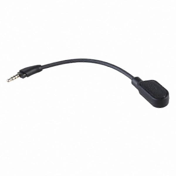 Erstatningsmikrofon med 3,5 mm spillfunksjon for Cloud 3 III-headset – kompatibel med flere modeller Black