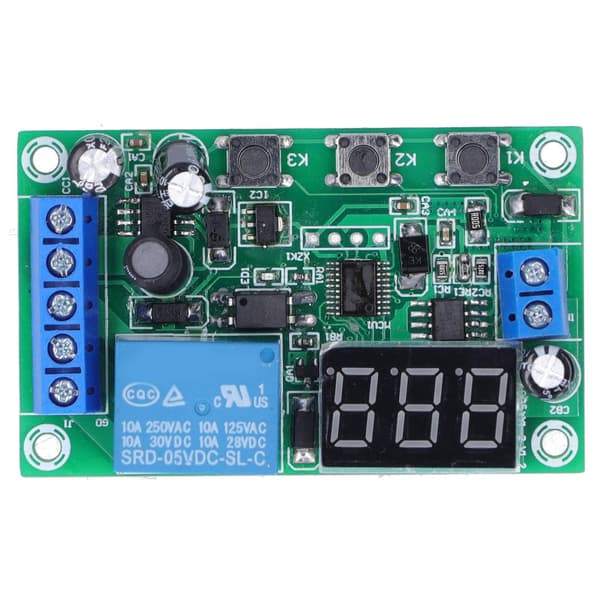 DC Ström Detektionsmodul Relä Switch Sensor Digital Display Motor Kontroller 12V