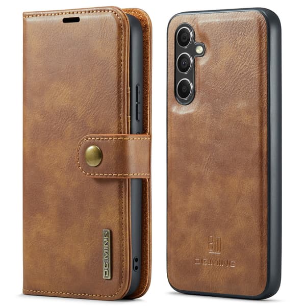 Samsung Galaxy A54 5G - Retro Plånboksfodral med Magnetisk Design Blå