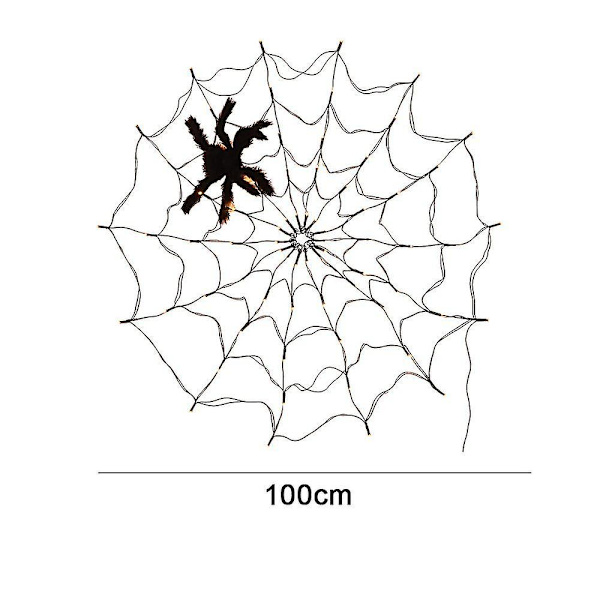 Halloween Spider Web Lights Lights, Spider Web Light Outdoor For Halloween Dekorasjon