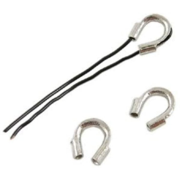 200 Count Gold och 300 Count Silver Trådskydd Wire Guard Guardian Protectors öglor för smyckestillverkning