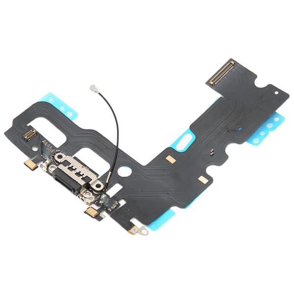 Opladningsport Flex Kabel USB Opladningsport Dock Connector Flex Ledning Udskiftning til IPhone 7 Sort