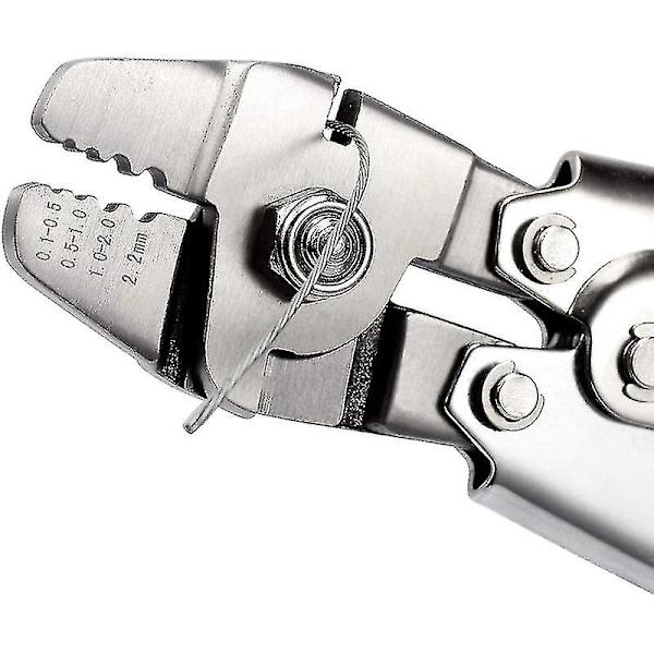 Wire Rope Crimper For Crimping Fishing Lines Up To 2.2 Mm, Heavy-duty Stainless Steel Wire Rope Crimping Tool