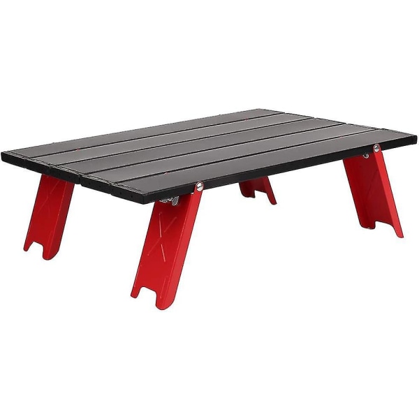 Table Pliante, Mini Table De Pique - Nique En For Barbecue In Plein (tout En Et Rouge)