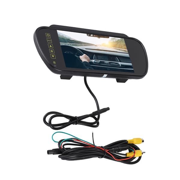 7\" LCD-skjerm Bakspeilmonitor for rygging